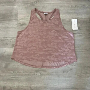 Danskin pink camo tank top